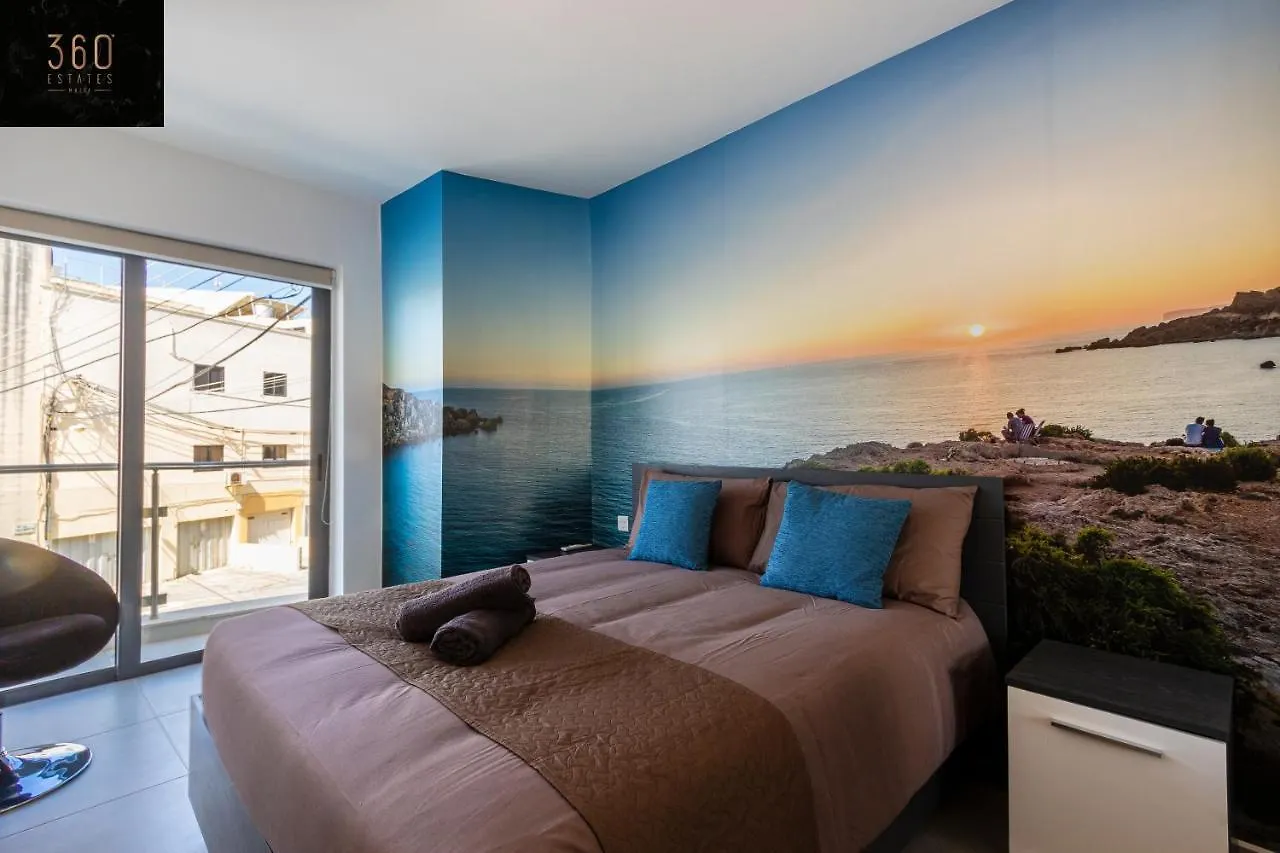 Daire High-End Central Apt With Comfy Bed & Super Wifi By 360 Estates San Ġwann Malta